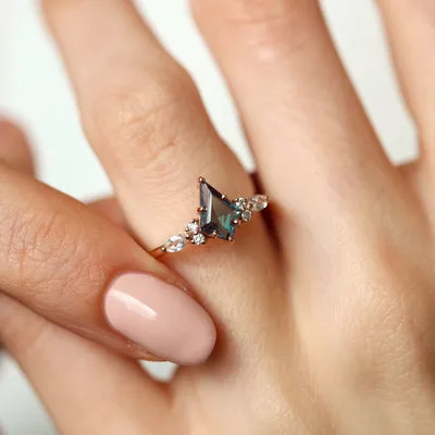 Kite Alexandrite Engagement Ring