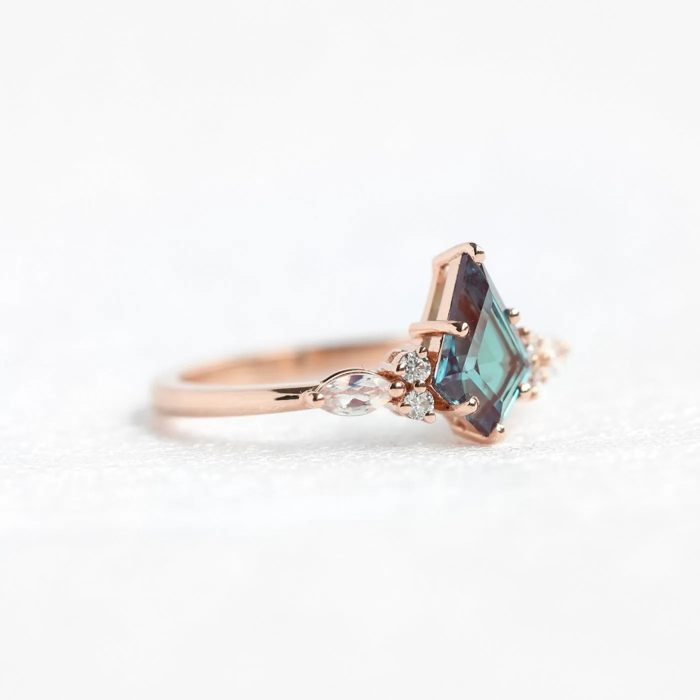 Kite Alexandrite Engagement Ring