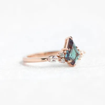 Kite Alexandrite Engagement Ring