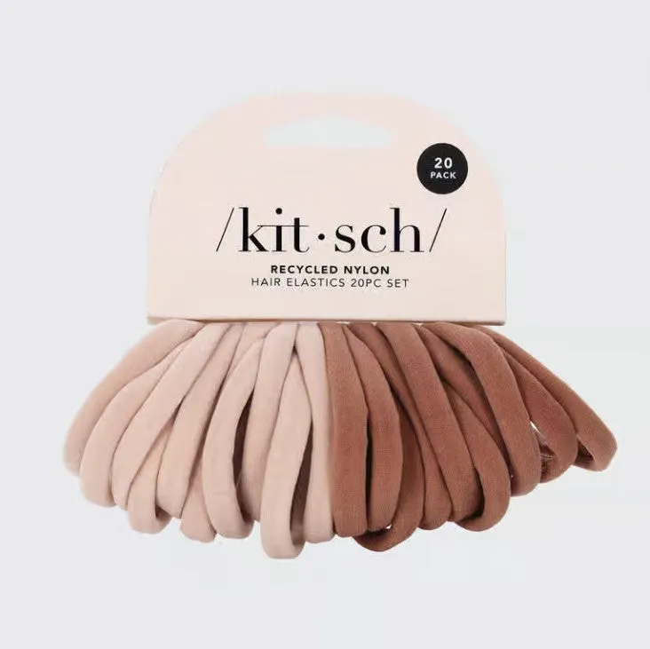 Kitsch Eco-Friendly Nylon Elastics 20pc Sets