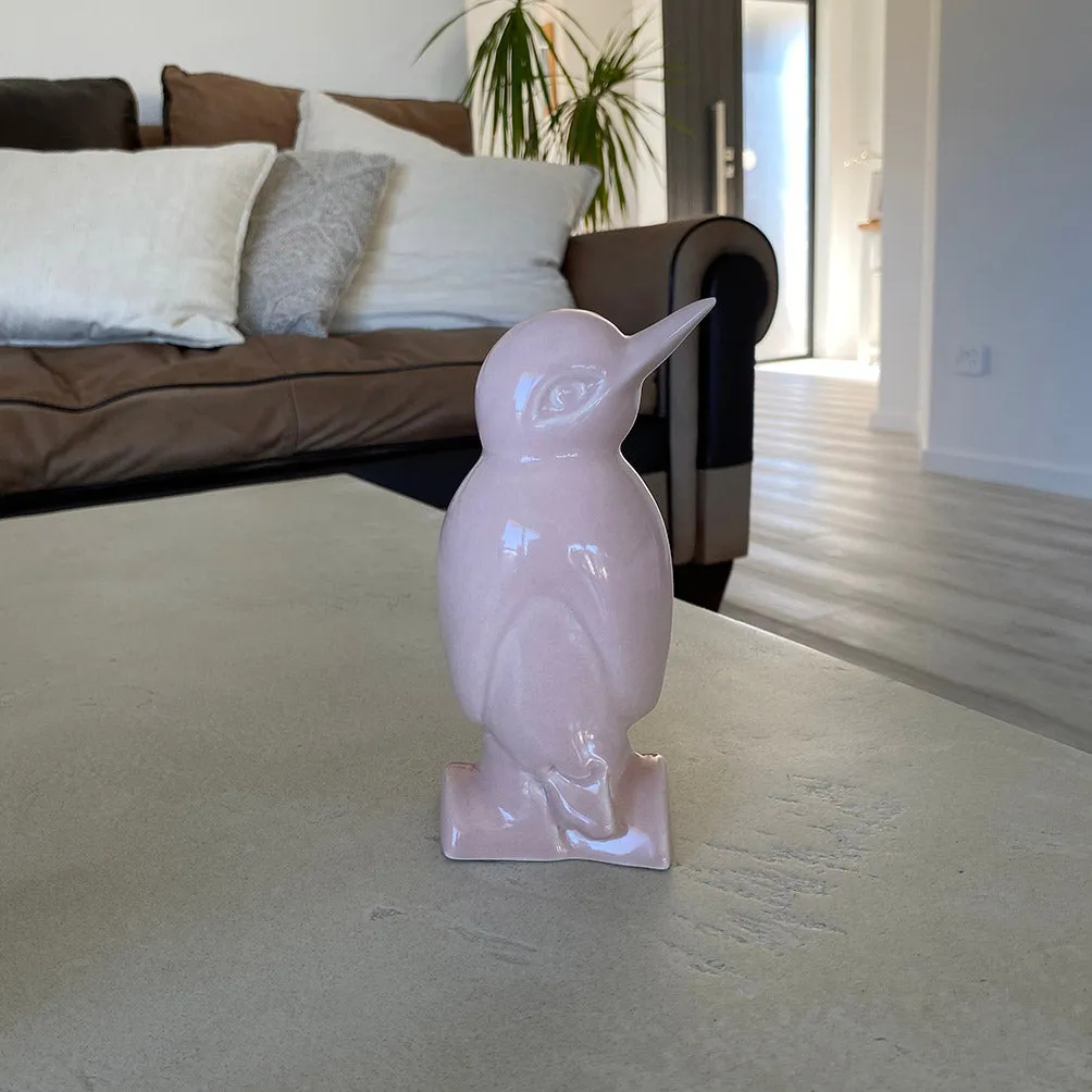 Kotare/Kingfisher on log // Pink
