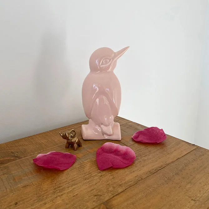 Kotare/Kingfisher on log // Pink