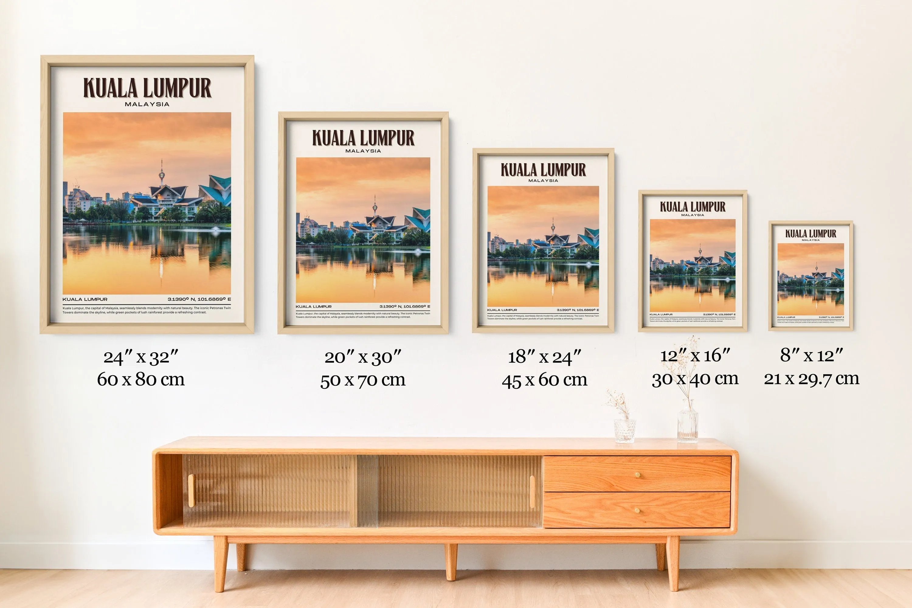 Kuala Lumpur Vintage Wall Art, Malaysia