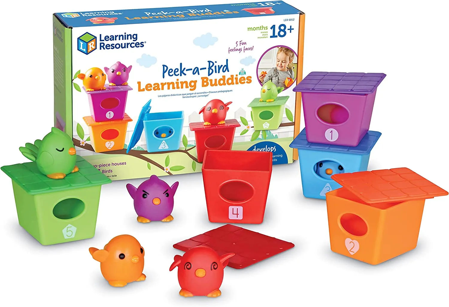 Learning Resources Peek-a-Bird Learning Buddies