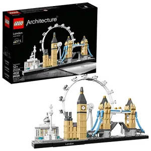 LEGO Architecture London 21034 Building Toy Set for Kids, Boys, and Girls Ages 12  (468 Pieces)