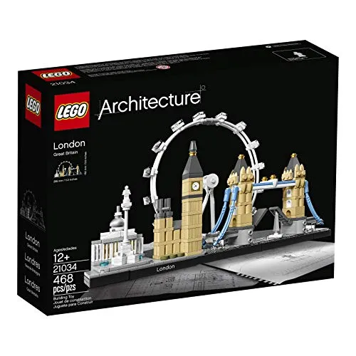 LEGO Architecture London 21034 Building Toy Set for Kids, Boys, and Girls Ages 12  (468 Pieces)