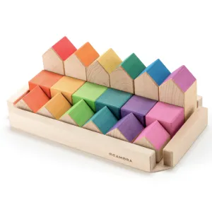 Little Houses & Cubes - Colored