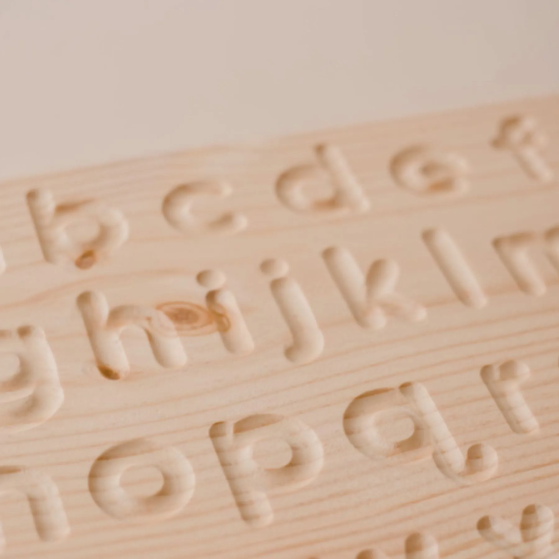 Lower Case Letter Tracking Board