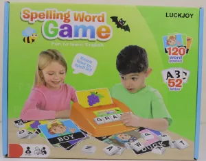 LUCKJOY Matching Letter Game, Alphabet Reading & Spelling, Words & Objects, Number & Color Recognition, Educational Learning Toy for Preschooler, Kindergarten 3  Years Old Kids Boys Girls Toddlers