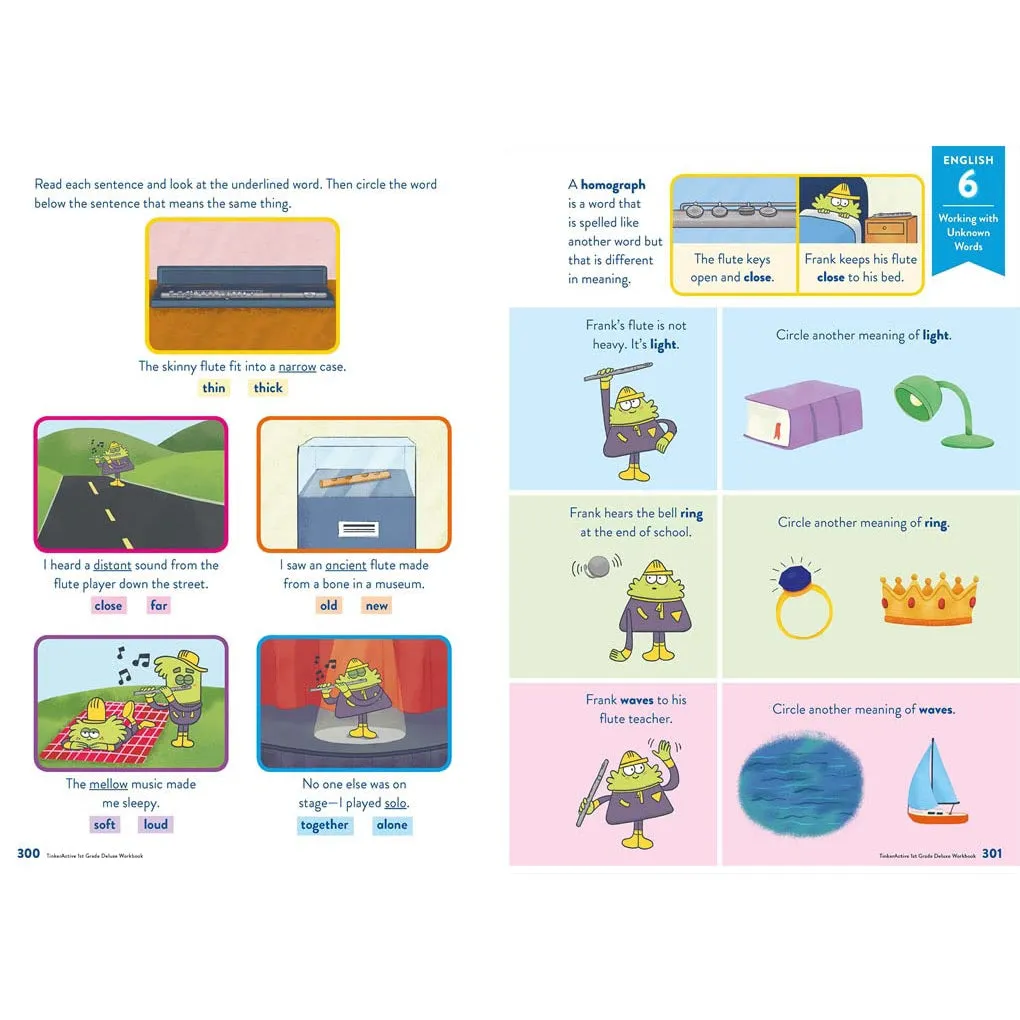 Macmillan Publishers: TinkerActive 3-in-1 Workbook - 1st Grade
