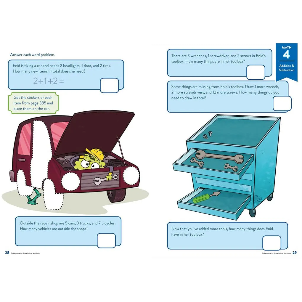 Macmillan Publishers: TinkerActive 3-in-1 Workbook - 1st Grade