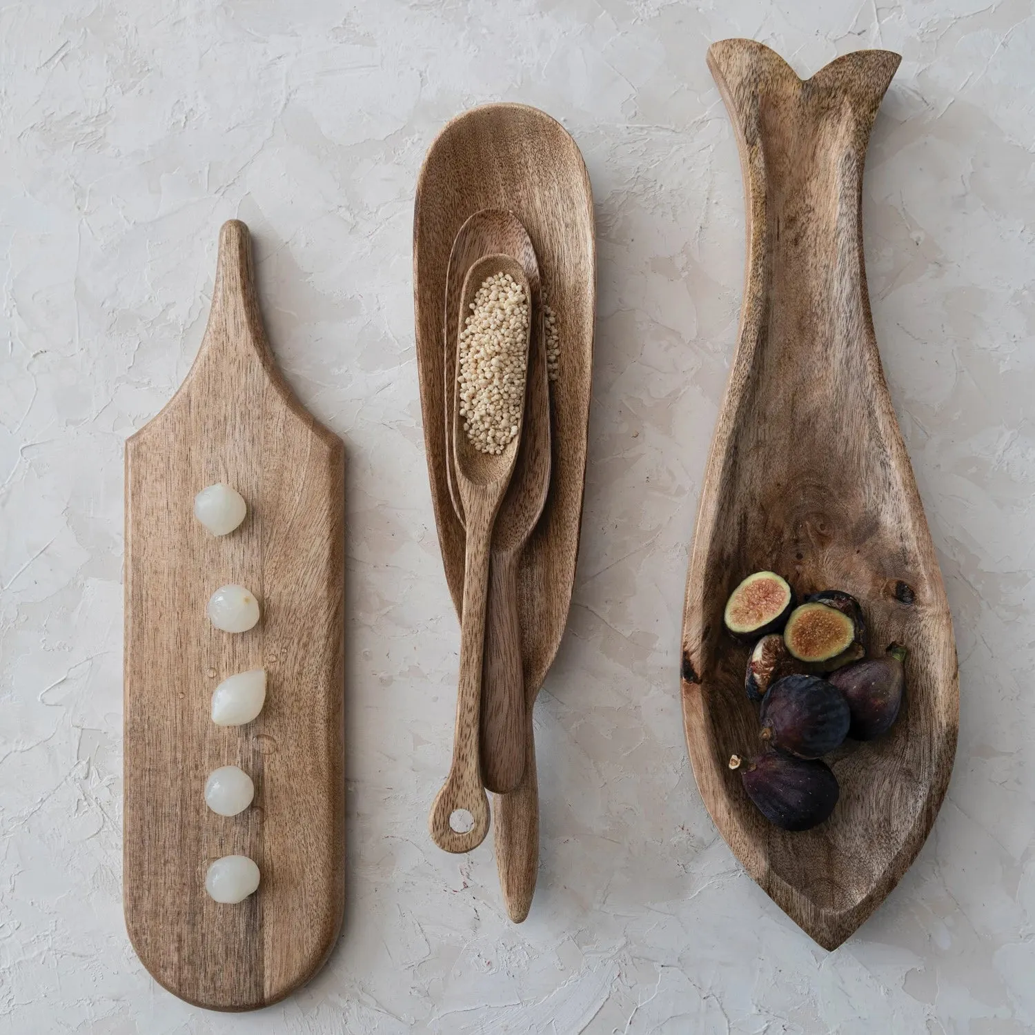 MANGO WOOD SPOON 10"