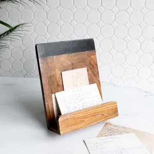 Marble Cookbook Holder