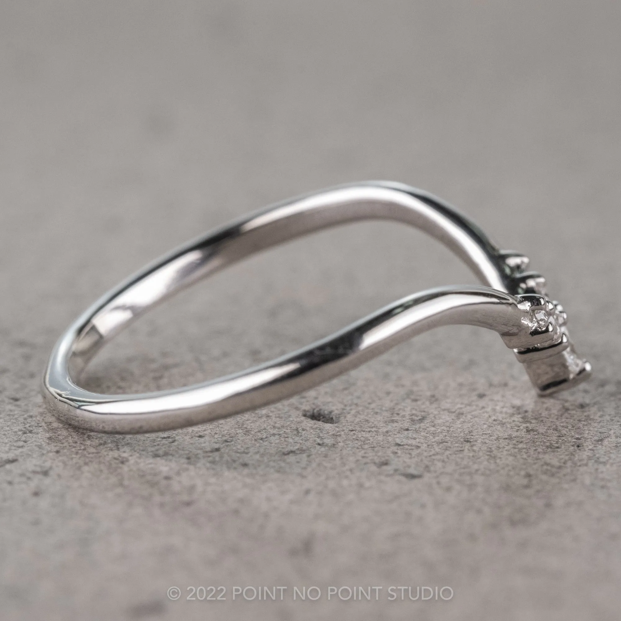 Marquise Diamond Freya Band, Platinum