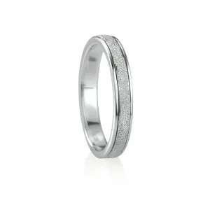 Meditation Ring Stardust Sterling Silver Spinning Band