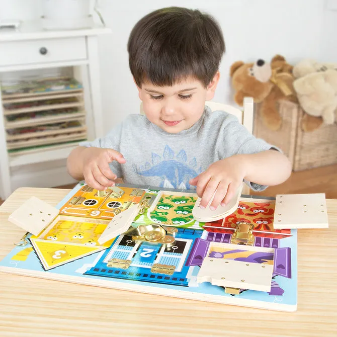Melissa & Doug Wooden Latches Board