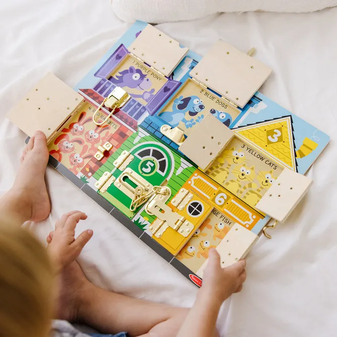 Melissa & Doug Wooden Latches Board
