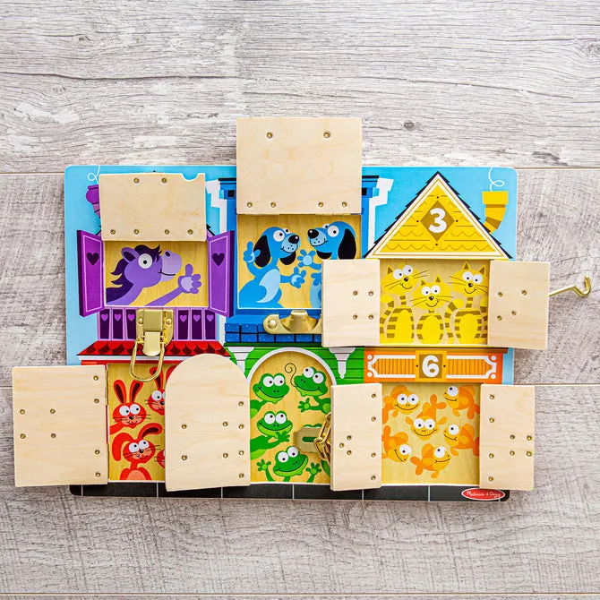 Melissa & Doug Wooden Latches Board