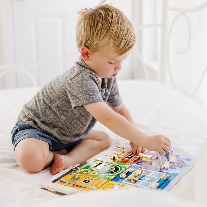 Melissa & Doug Wooden Latches Board