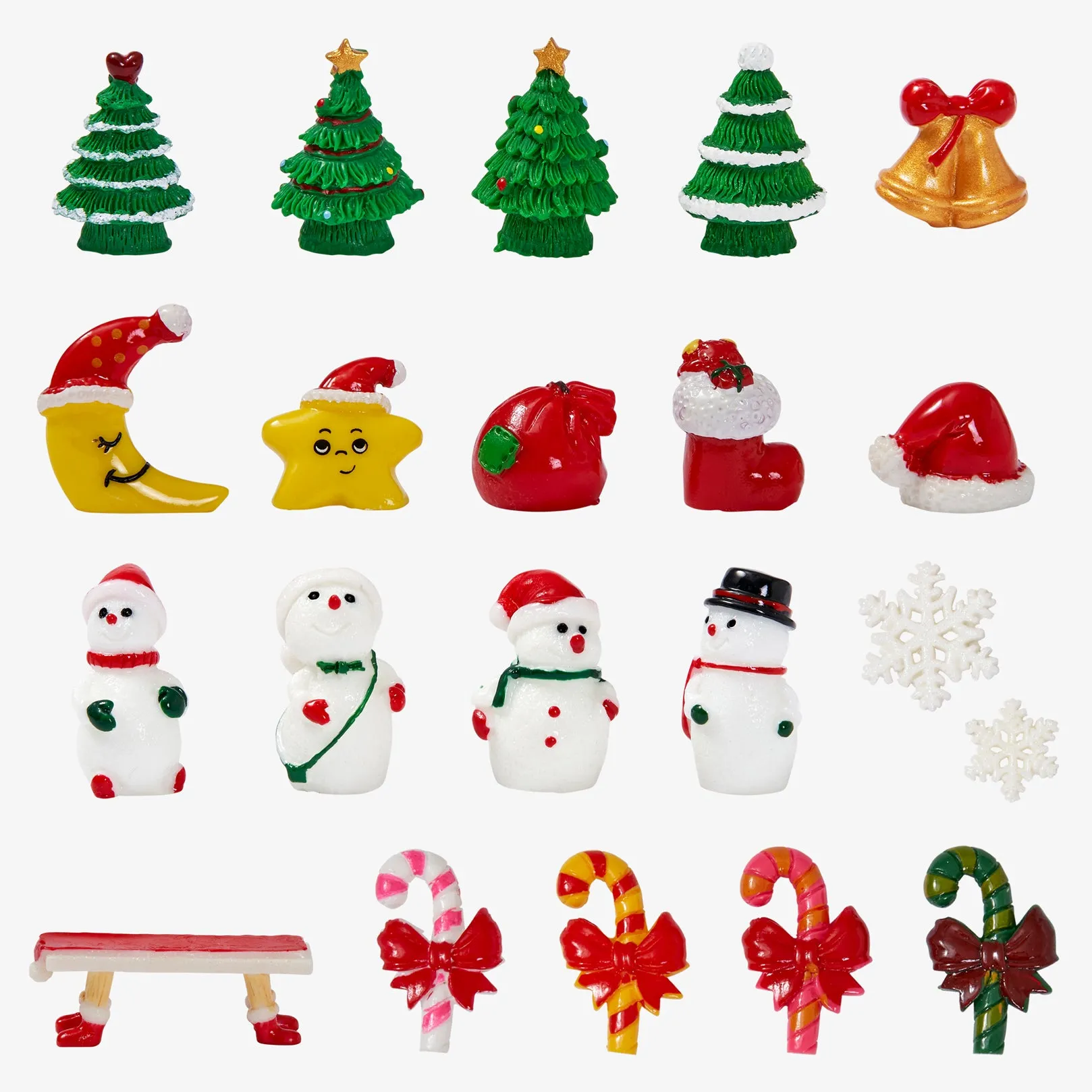 Miniature Christmas Doll House Figurines