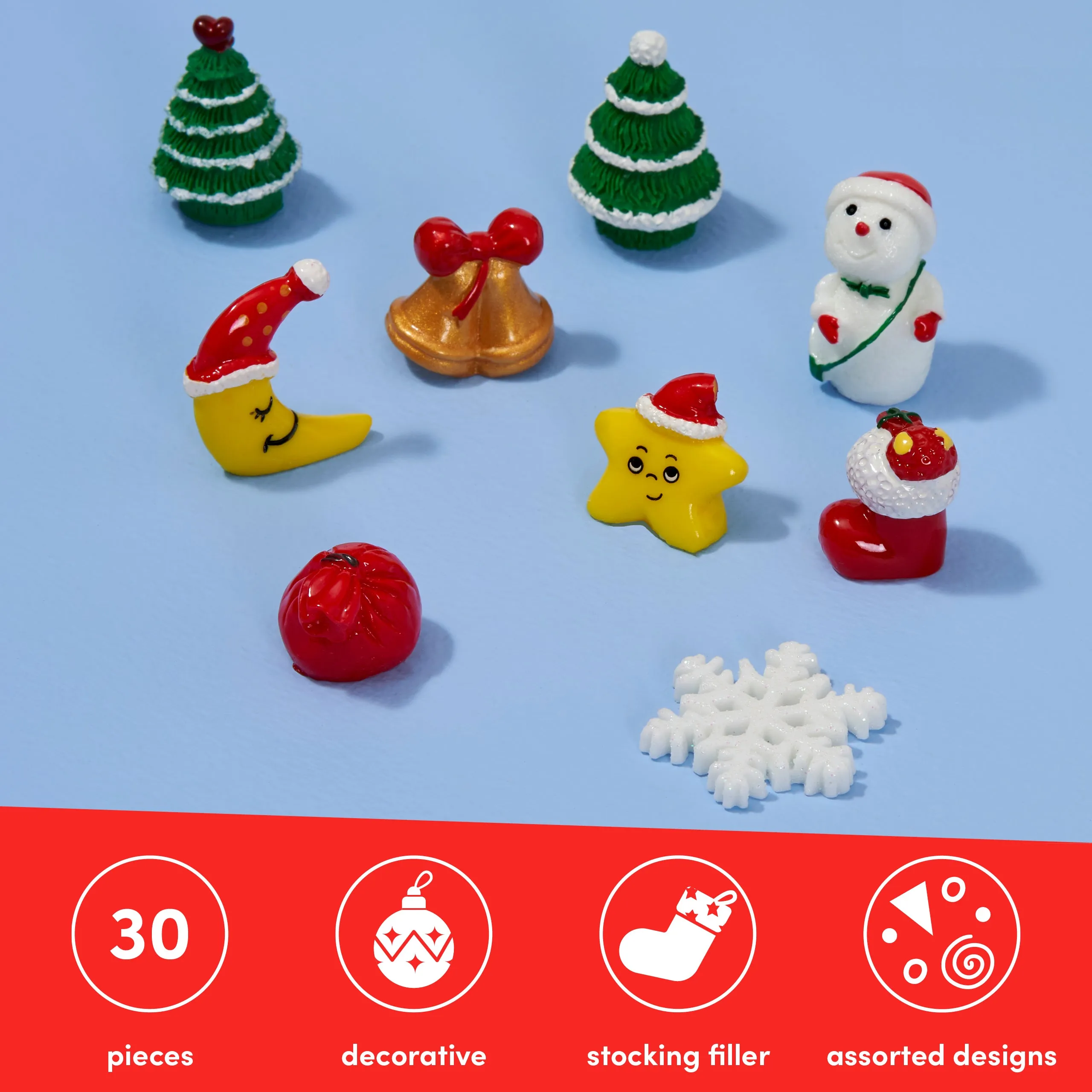 Miniature Christmas Doll House Figurines