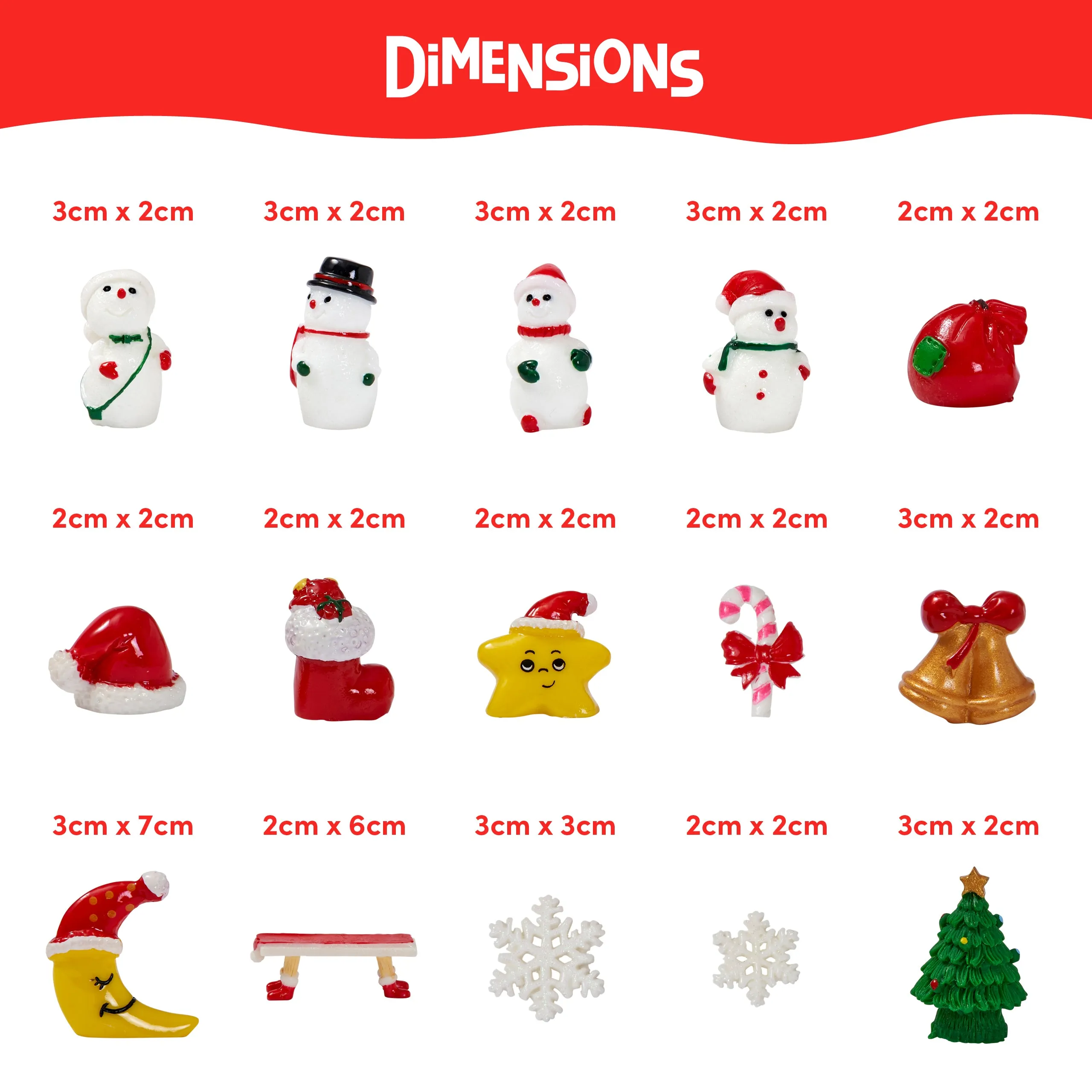 Miniature Christmas Doll House Figurines