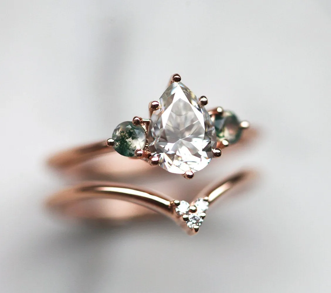 Misella Pear Alexandrite Ring