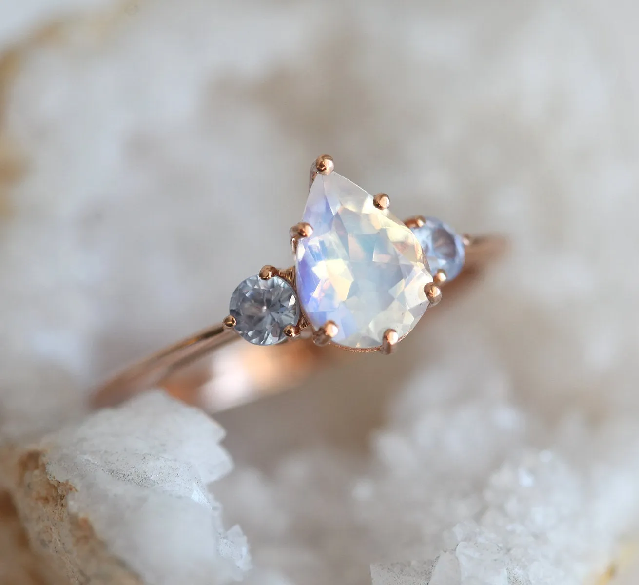 Misella Pear Alexandrite Ring