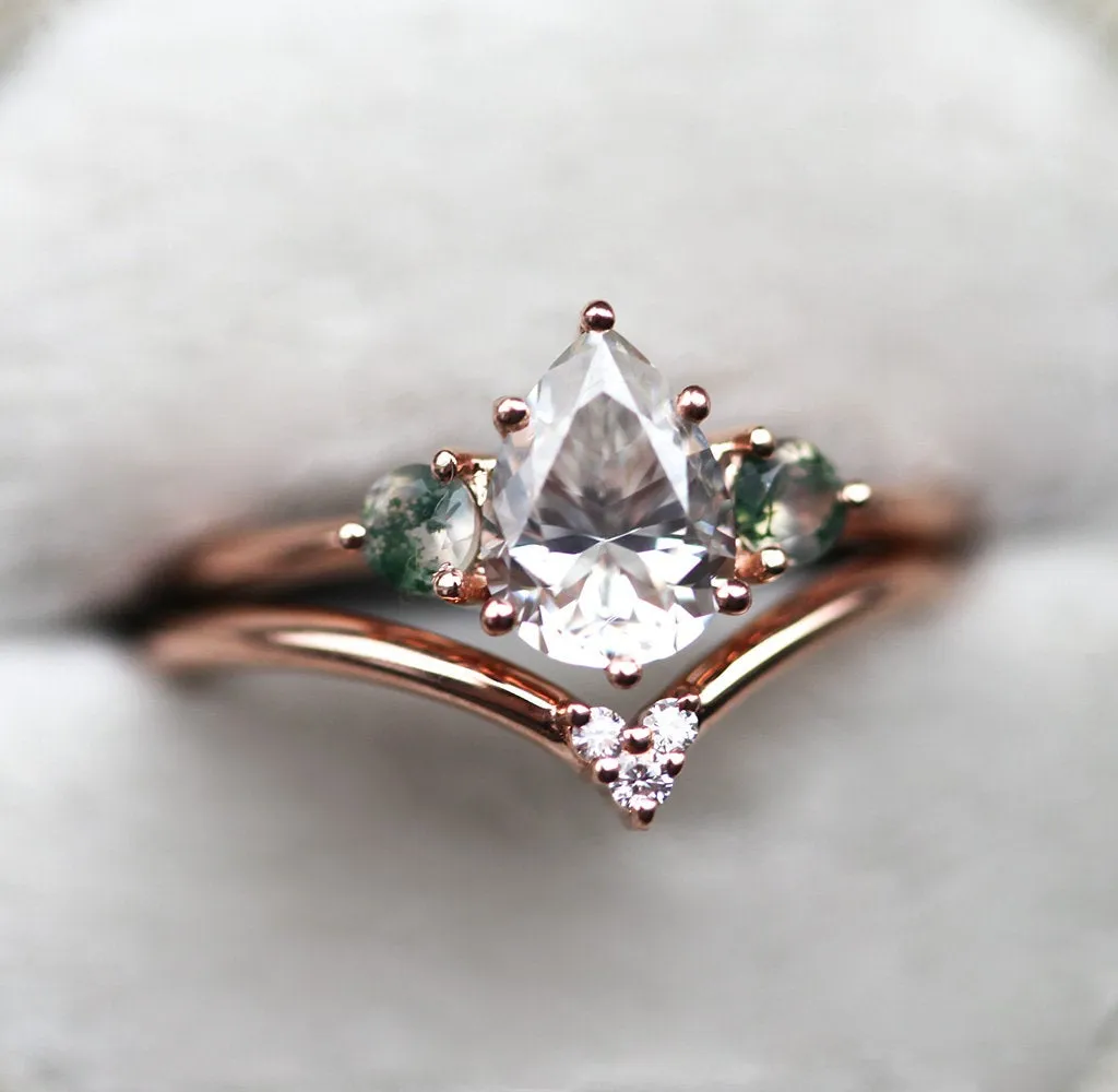 Misella Pear Alexandrite Ring