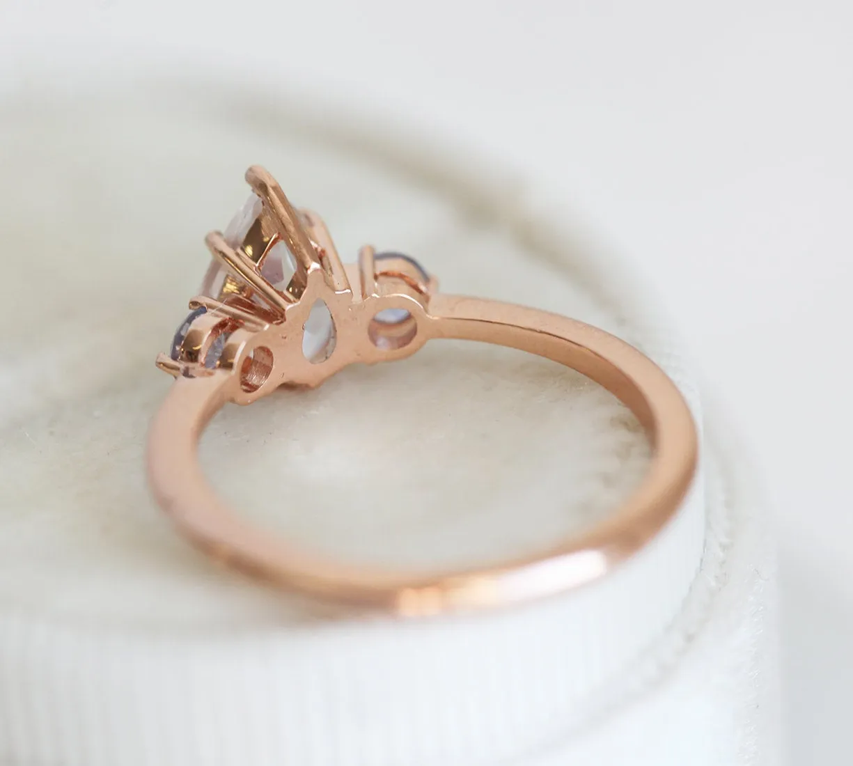 Misella Pear Alexandrite Ring