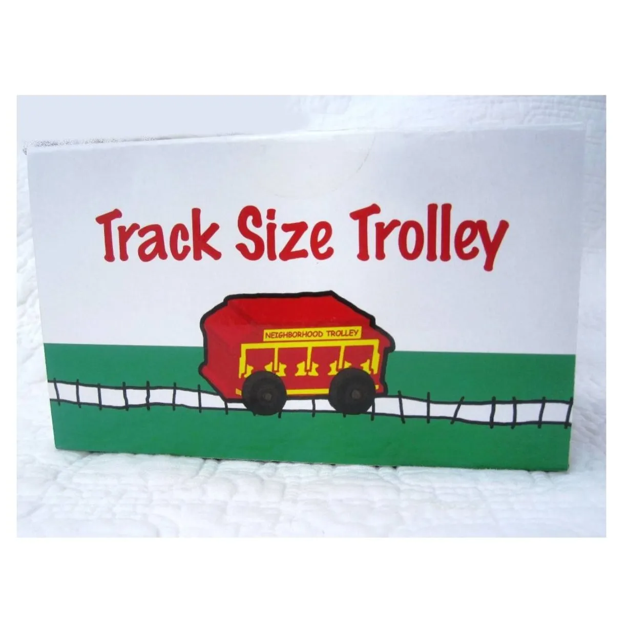 Mister Rogers' Neighborhood Trolley Wood Train, ages 3 