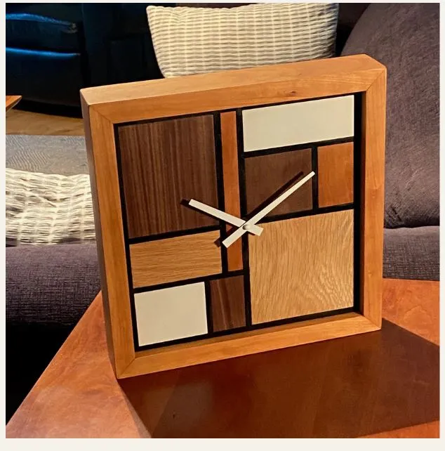 Mondrian Clock
