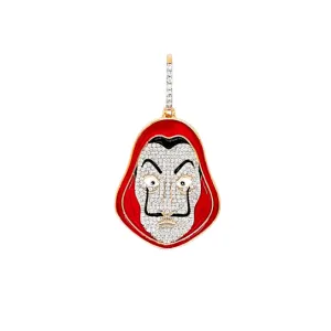 Money Heist Mask Pendant Charm Custom Piece