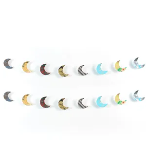 Moon Recycled Paper Garland - Eco Friendly Tree-Free Decor