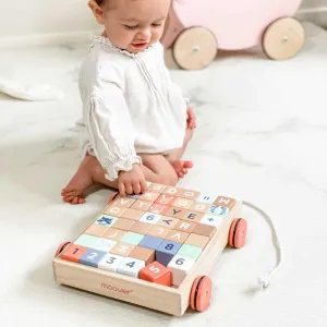 Moover Wooden Blocks Wagon