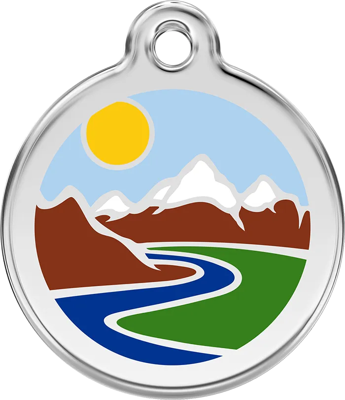 Mountains ID Tag
