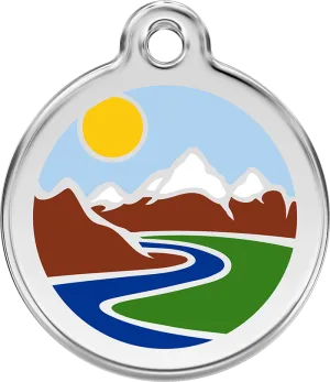 Mountains ID Tag