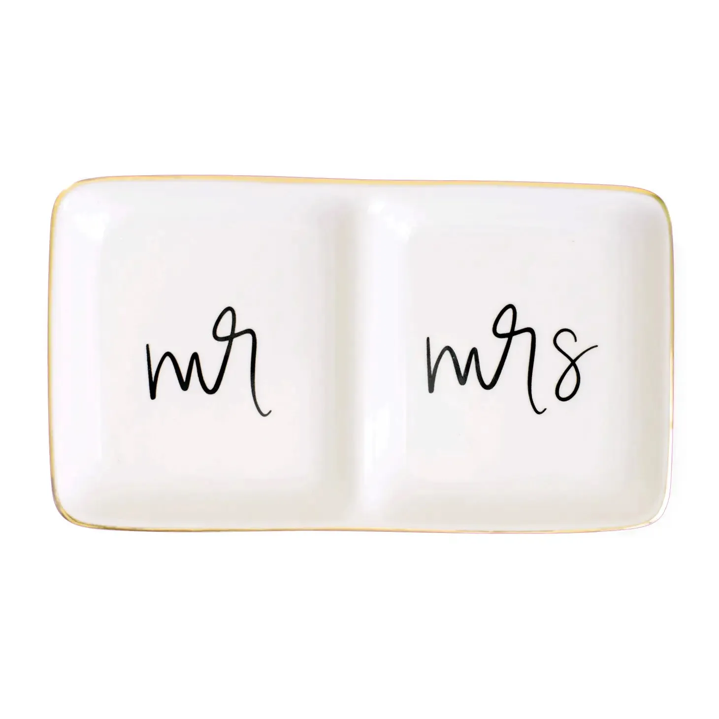 Mr. and Mrs. Jewelry Dish