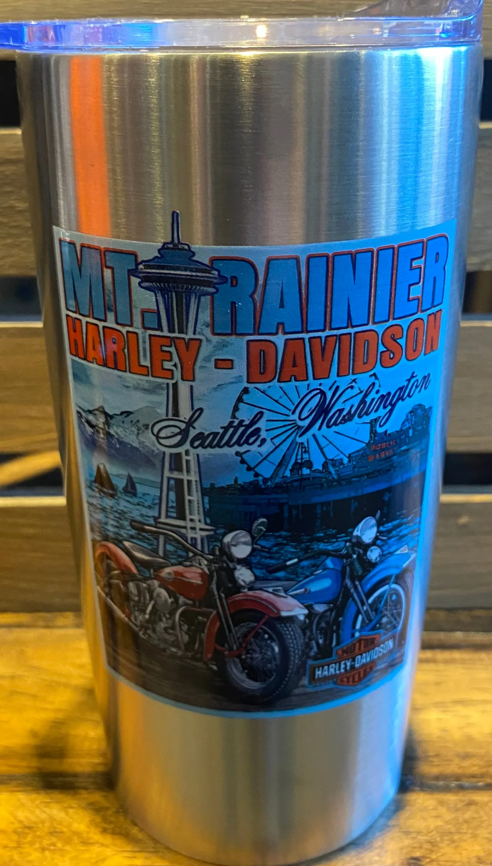 Mt. Rainier Harley-Davidson® Seattle Travel Mug *Sale*
