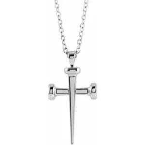 Nail Cross 18" Necklace R42392