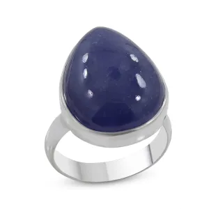 Natural Tanzanite Silver Rings