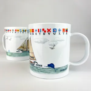 Nautical Flag 11 oz. Plastic Mug