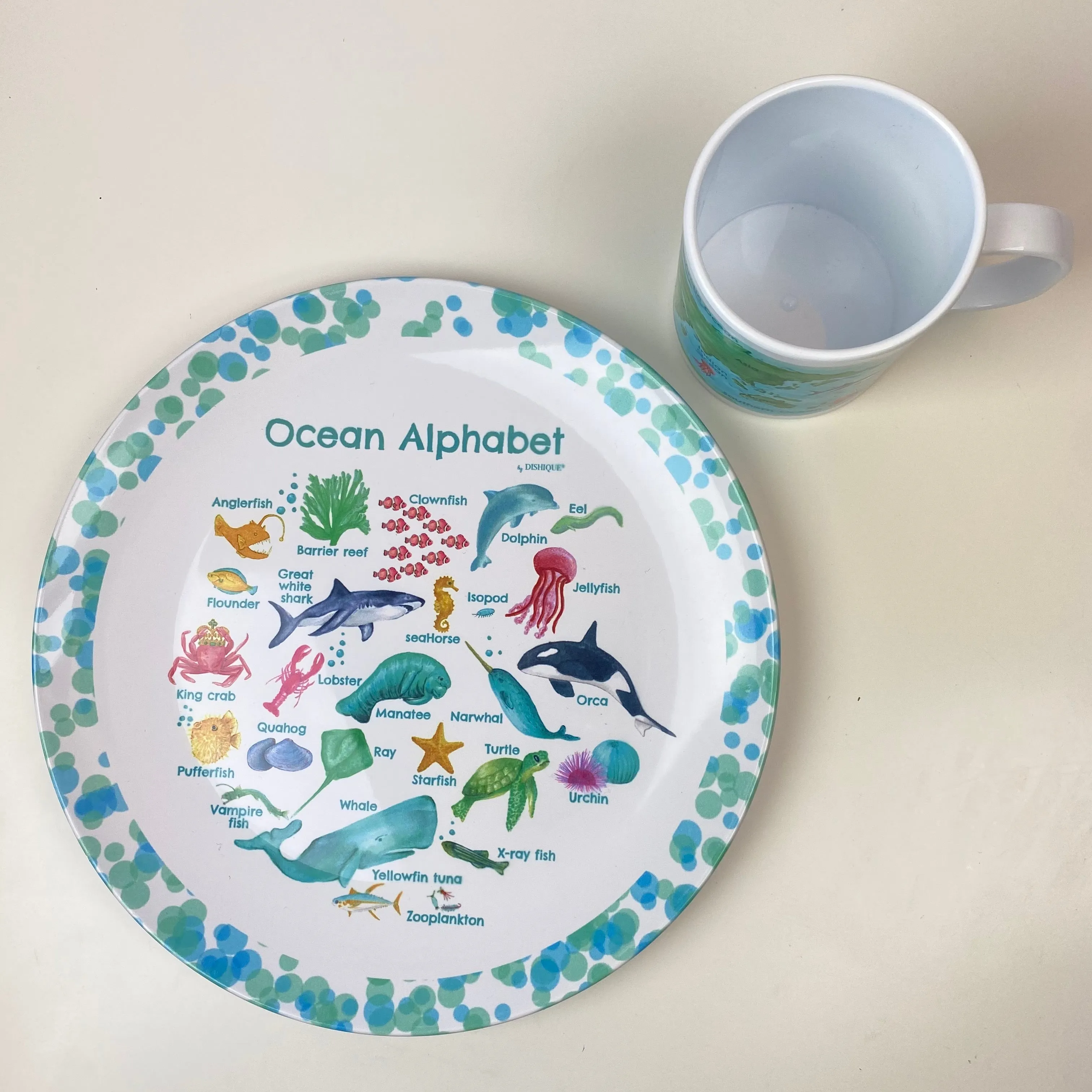 Oceans Map 11 oz. Plastic Mug