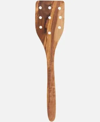 Olive Wood-Slotted Spatula 30cm