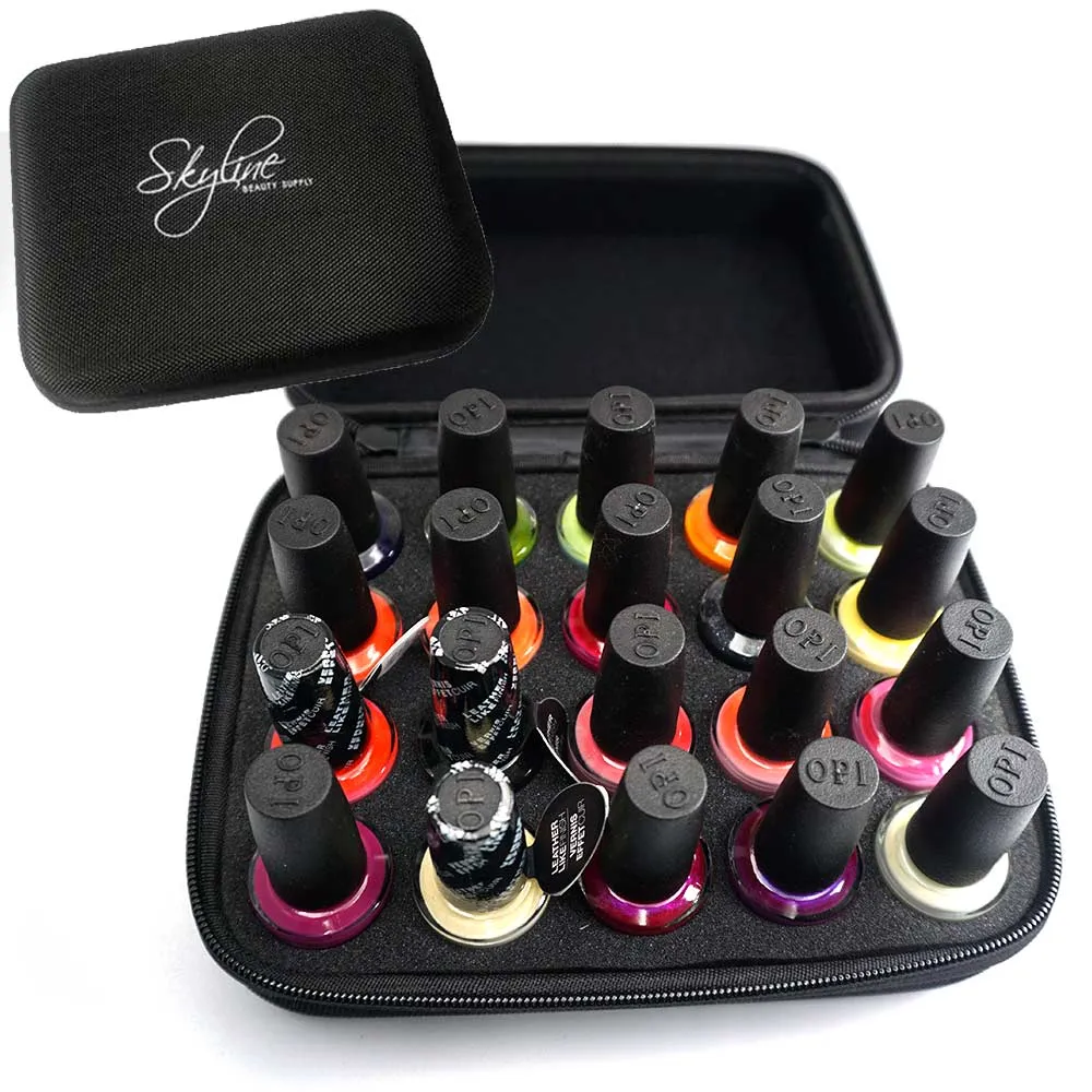 OPI Polish 20pcs   SKYLINE Polish Travel Case