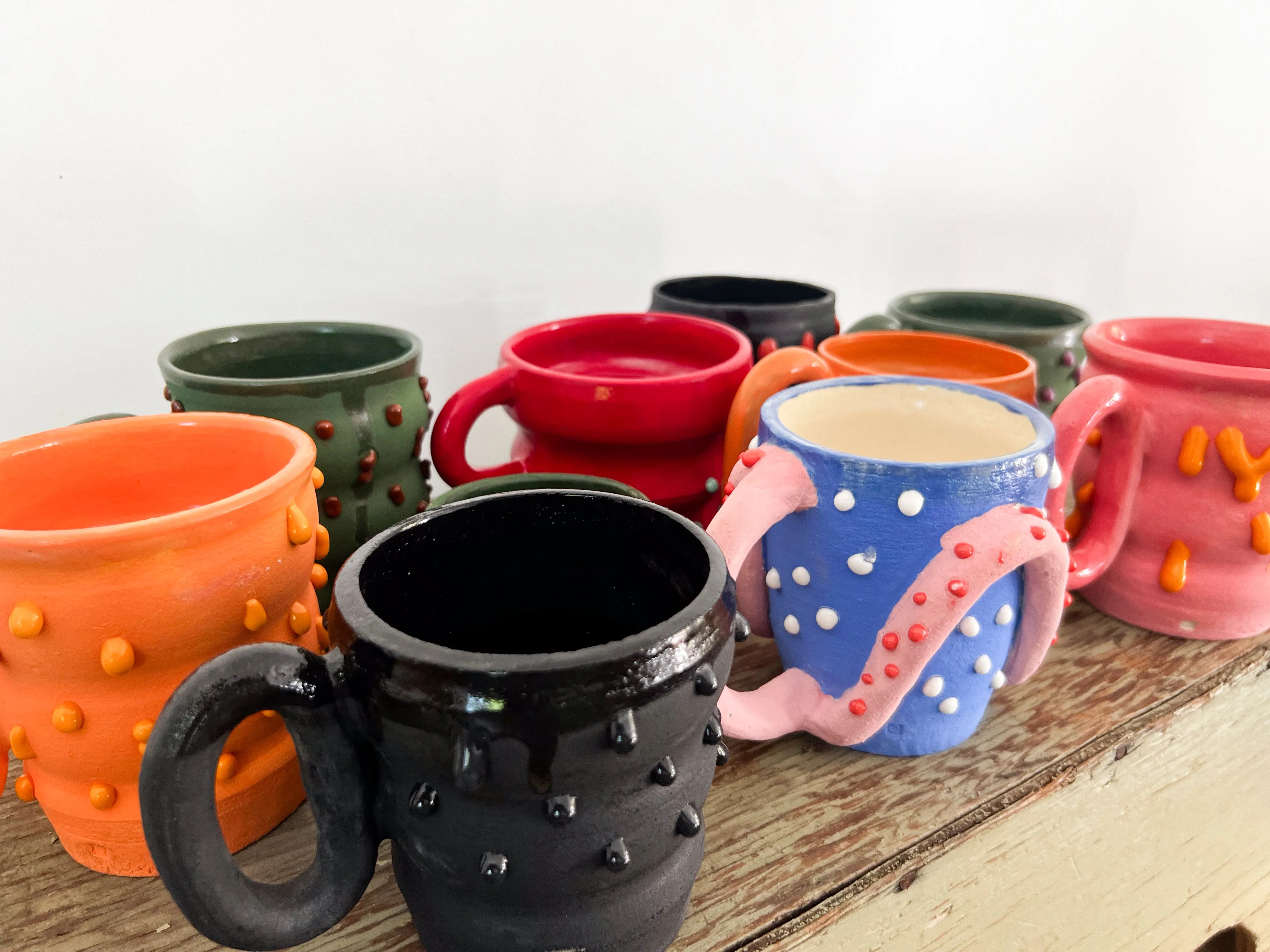 Orange and Purple Gloop Mug