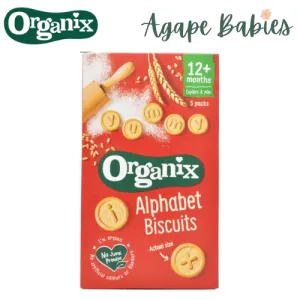 Organix Goodies Organic Alphabet Biscuits, 5 x 25 g Exp: 11/24