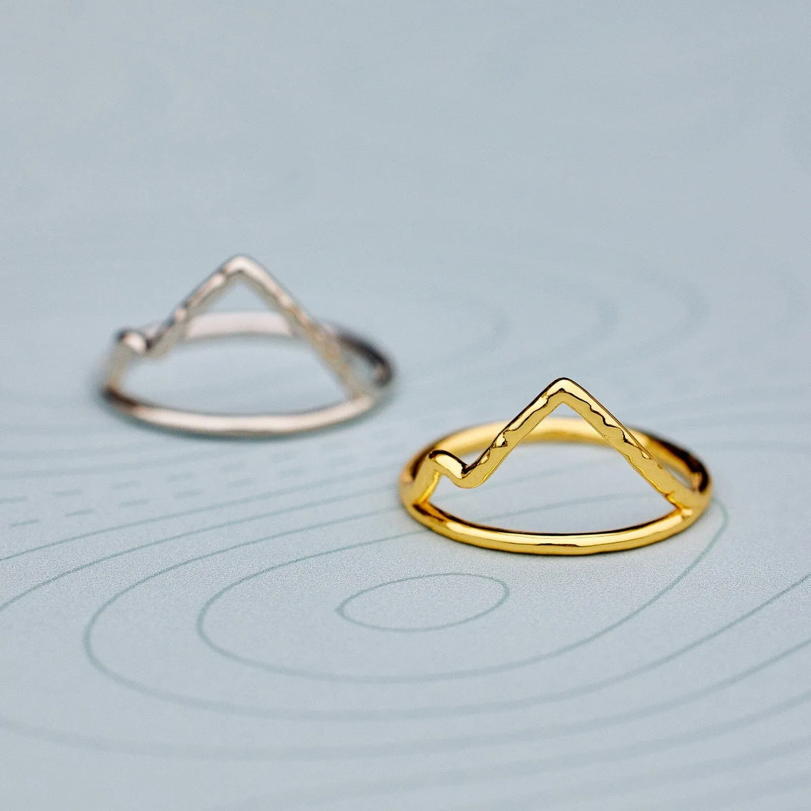 Outdoorsy Gals Mountain Statement Ring