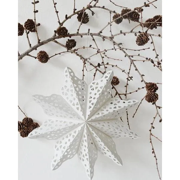Paper Snowflakes Stars 22CM