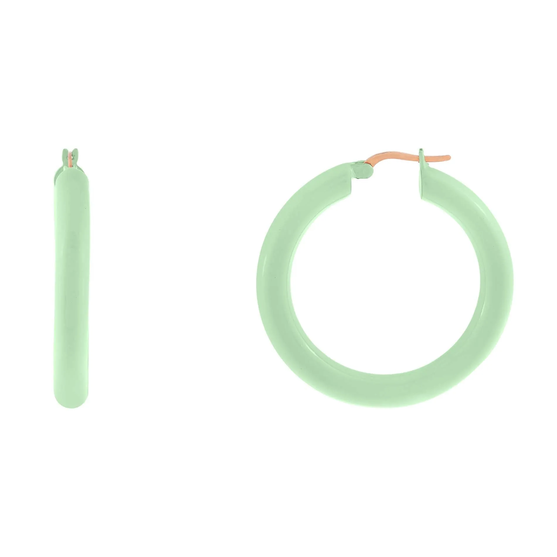Pastel Colored Hoop Earring